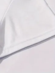 20/1 Penye Compack Baskılı Oversize Kahve Desenli Kadın Kısa Kol T-shirt - Beyaz